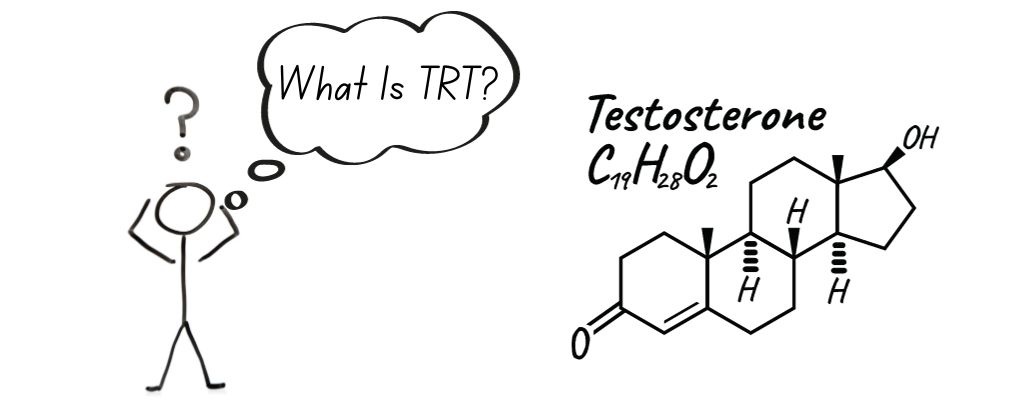 a stick figure asking what TRT is